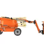 Side of JLG 450AJ HC3 boom lift.