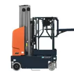 Side of JLG E18MSP Drive-able order picker.