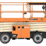 Lowered JLG RT4069 scissor lift.