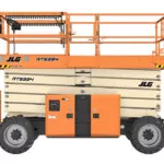 JLG RT5394 stowed rough terrain scissor lift.