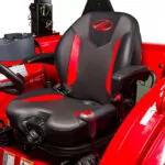 Chair on Mahindra 2645 Shuttle tractor.
