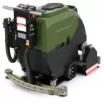 Back angle of Kodiak K12 Cylindrical floor scrubber.