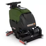 Kodiak K12 walk-behind floor scrubber with cylindrical deck.