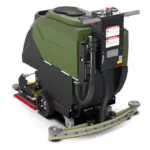 Kodiak K12 walk-behind scrubber operator area.