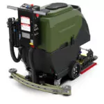 Back angle of Kodiak K12 Walk-Behind floor scrubber with orbital deck.