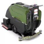 Operator area of Kodiak K25 cylindrical walk-behind floor scrubber.