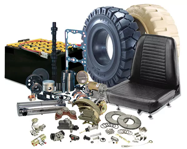 Forklift parts and accessories.
