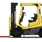 Hyster H50A pneumatic lift truck.