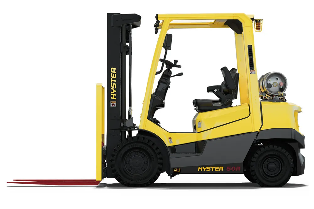 Hyster H50A pneumatic lift truck.