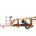 JLG ET350 tow-pro towable boom lift.