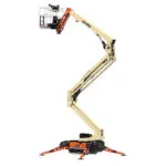 JLG X540AJ compact crawler boom lift.