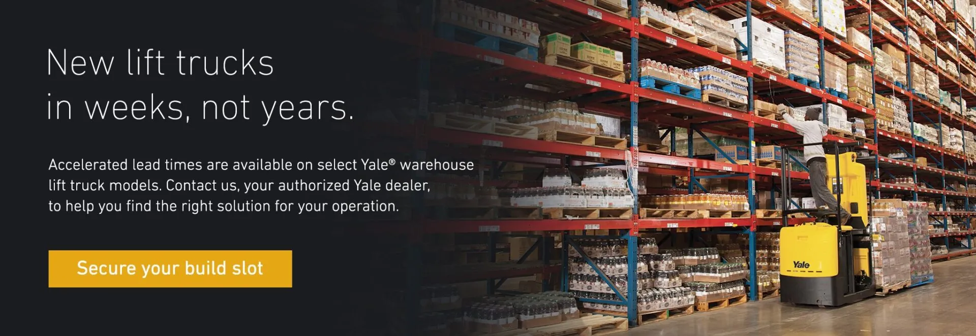 Yale Accelerated Lead Times Promo Banner