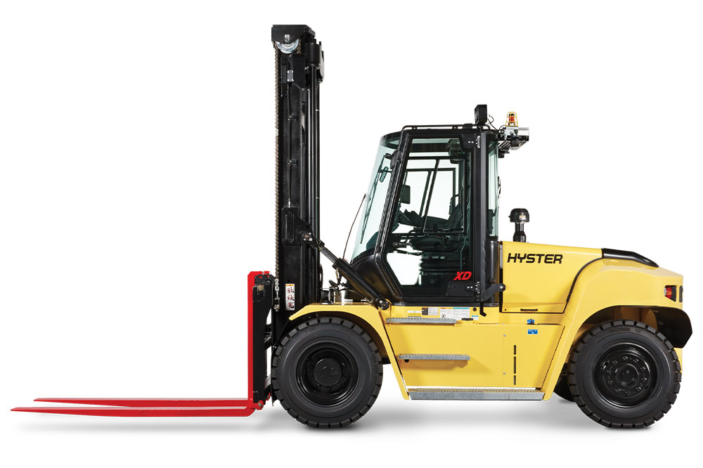 Hyster H190-280XD 4-wheel forklift.