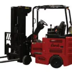 Bendi B40i5 narrow aisled LPG forklift.