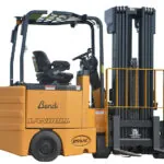 Bendi B55AC narrow aisle electric forklift.