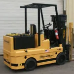 Drexel FL60AC-EX electric forklift outside a warehouse.