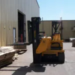 Drexel SL120 forklift in outdoor lot.