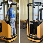 Landoll LSC30AC stand-up compact forklift.