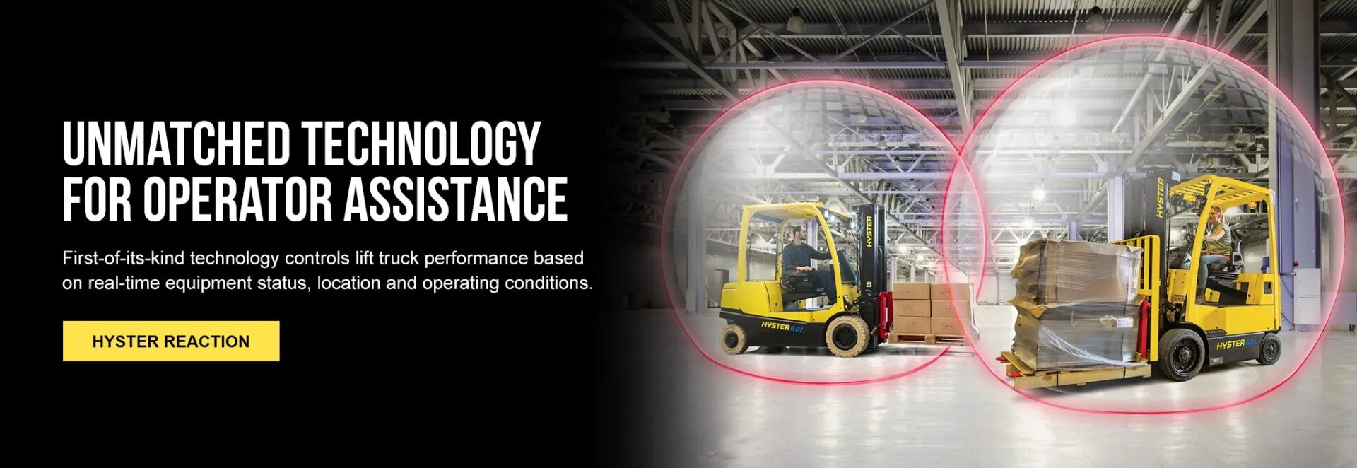Hyster Reaction Promo Banner