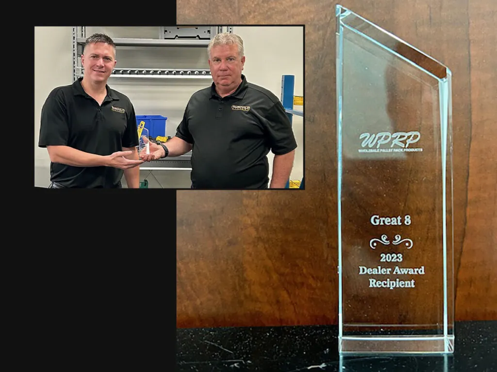 WPRP Great 8 Award. Broc Riedner and Mike Bruno.