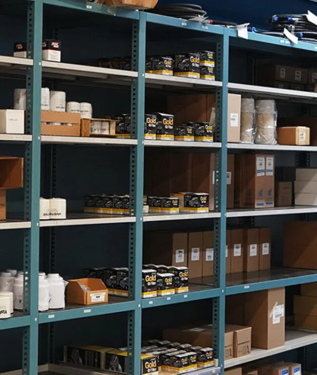 Parts inventory.