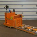 RICO Explosion Proof (EX) walkie pallet truck with skid adaptor.