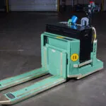 Green RICO EX pallet truck.