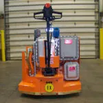 RICO EX Platform Truck walk-behind operator area.