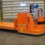 RICO EX Platform Truck in garage.