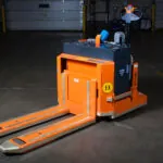 RICO Explosion Proof (EX) pallet lift truck in warehouse.