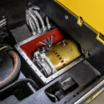 RICO Hyster HSD-EX-AC-30 counterbalanced forklift inside.
