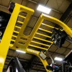 RICO Hyster HSD-EX-AC-40 forklift showing superior visibility and safety lights.