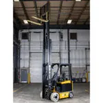 RICO HSD-EX-AC-60 sit down forklift with mast raised.