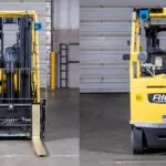RICO Hyster HSD-EX-AC-80 forklift front and back.