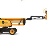 Stowed JCB AJ48D boom lift.