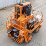 Rail King G7 Railcar mover in lot.