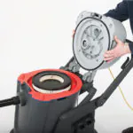 Advance VL500 industrial wet/dry vacuum cover removal.