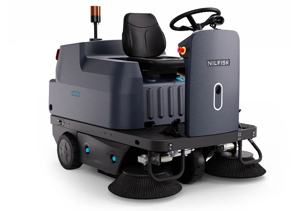Nilfisk SW3000 rider sweeper.