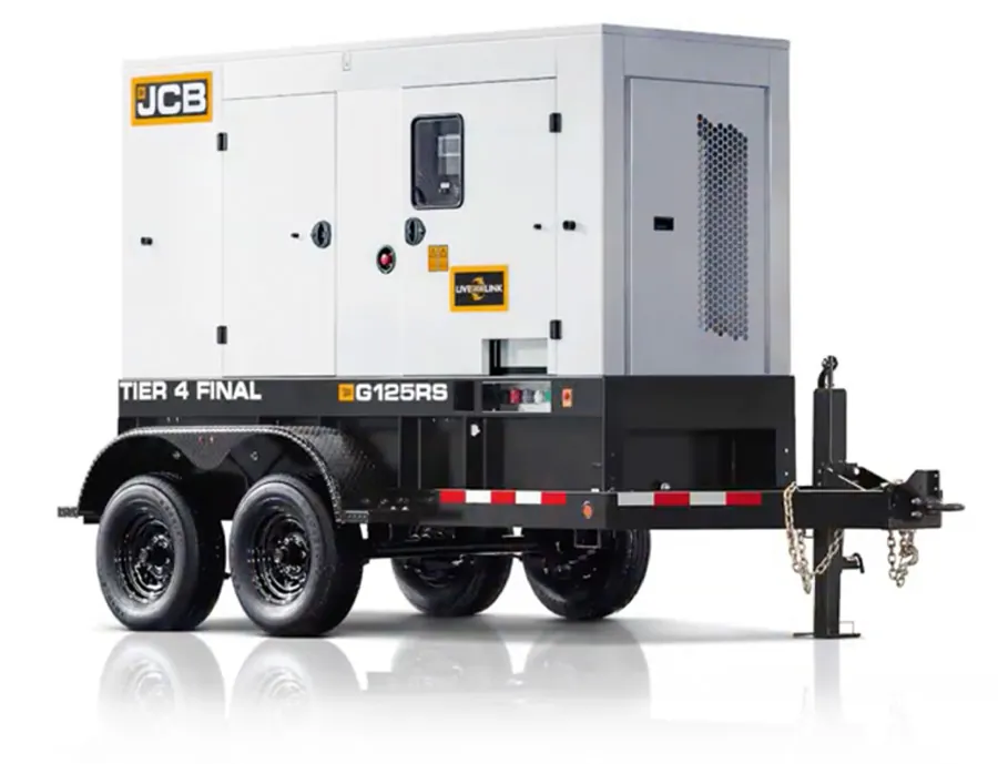 JCB G125RS T4F generator for industrial and construction applications.