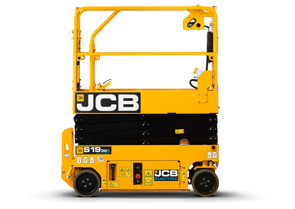 JCB S1932E compact electric forklift.