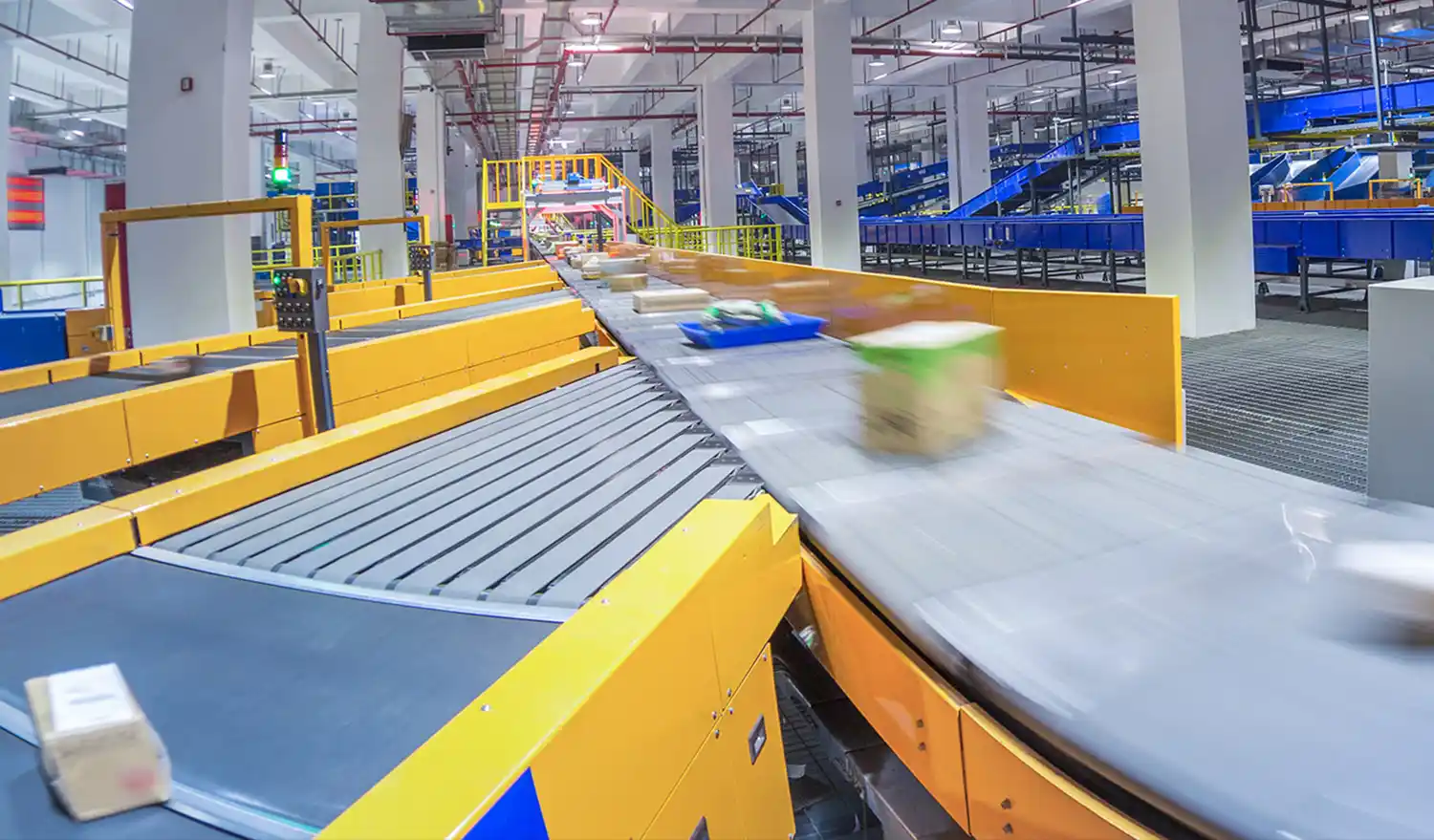 warehouse conveyor system.